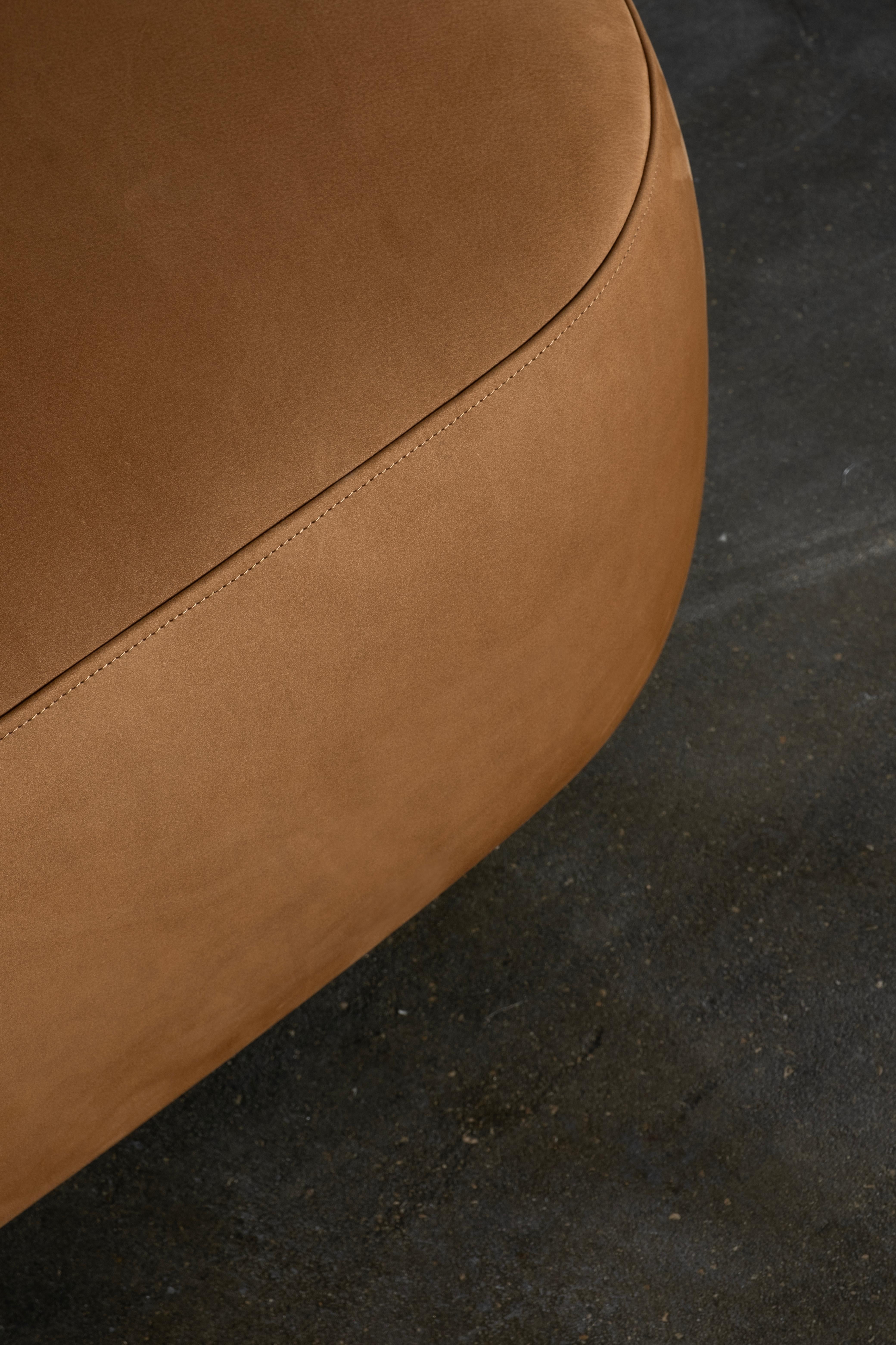 Letto da giorno Minho, Mid-Century Modern, Nubuck, Calacatta Viola, Greenapple fatto a mano in vendita 2