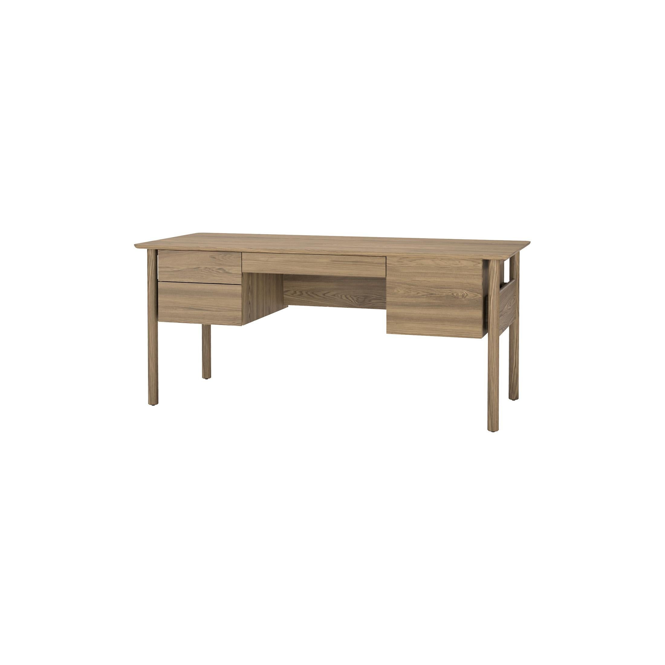 Modern Minimal Executive Desk (amerikanisch) im Angebot