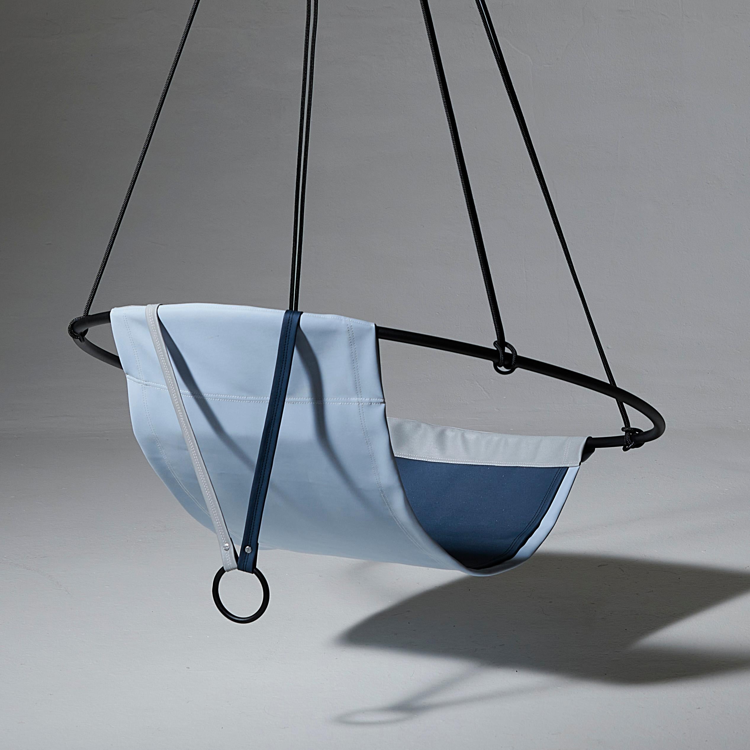 Modern Minimal Outdoor Sling by Studio Stirling in Blues For Sale 3