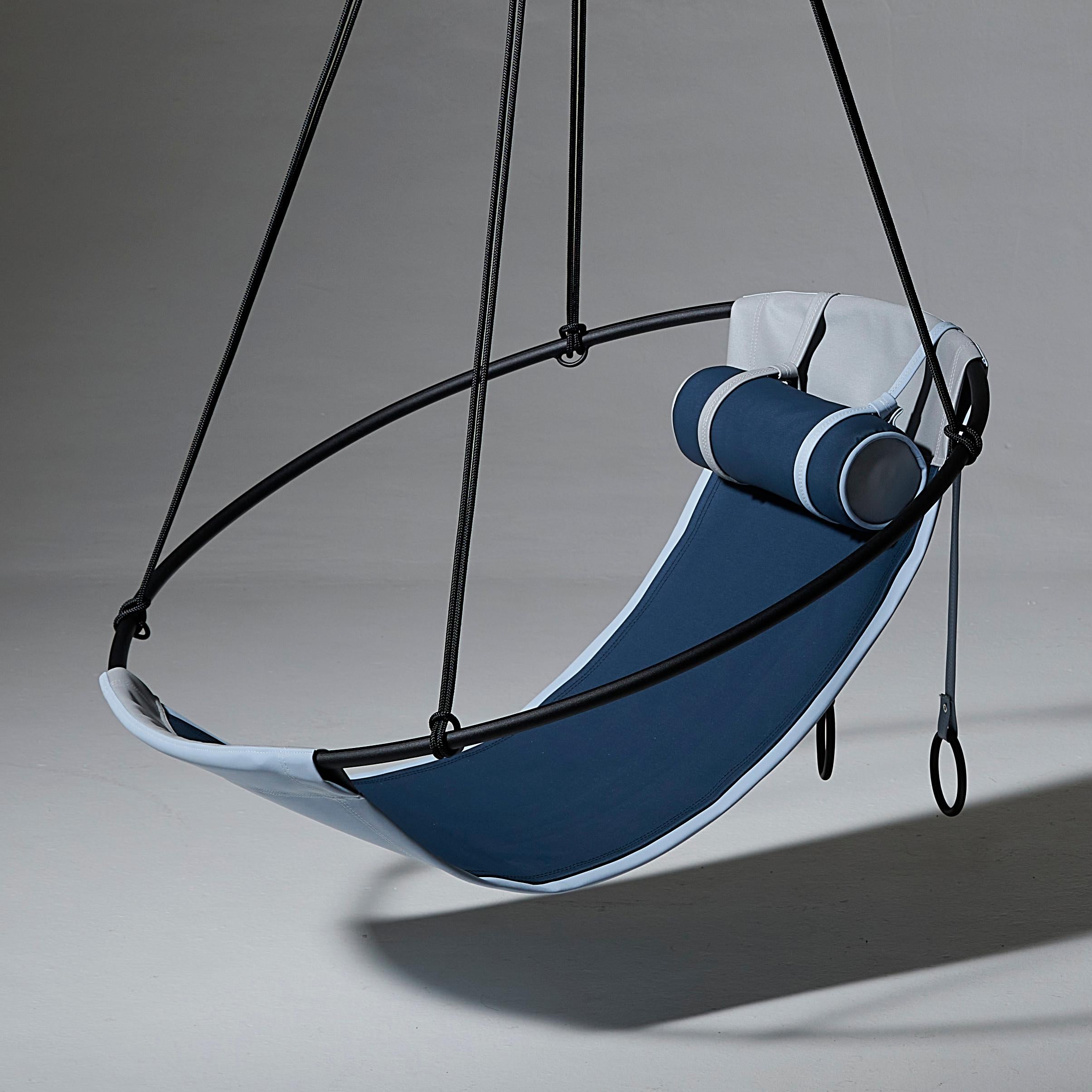 South African Modern Minimal Outdoor Sling by Studio Stirling in Blues For Sale