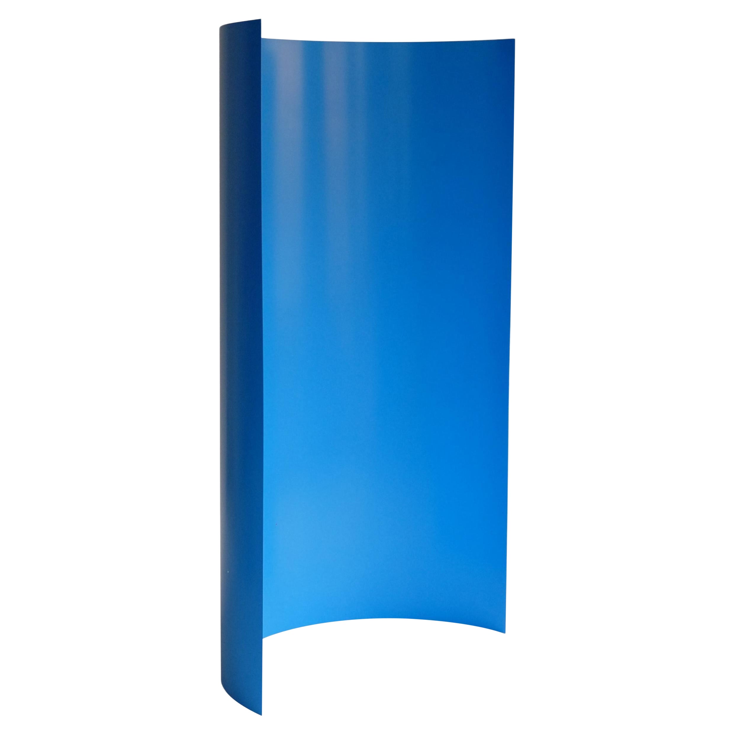 Schermo moderno e minimale per la privacy / divisorio per ambienti in blu cielo / per interni e per esterni