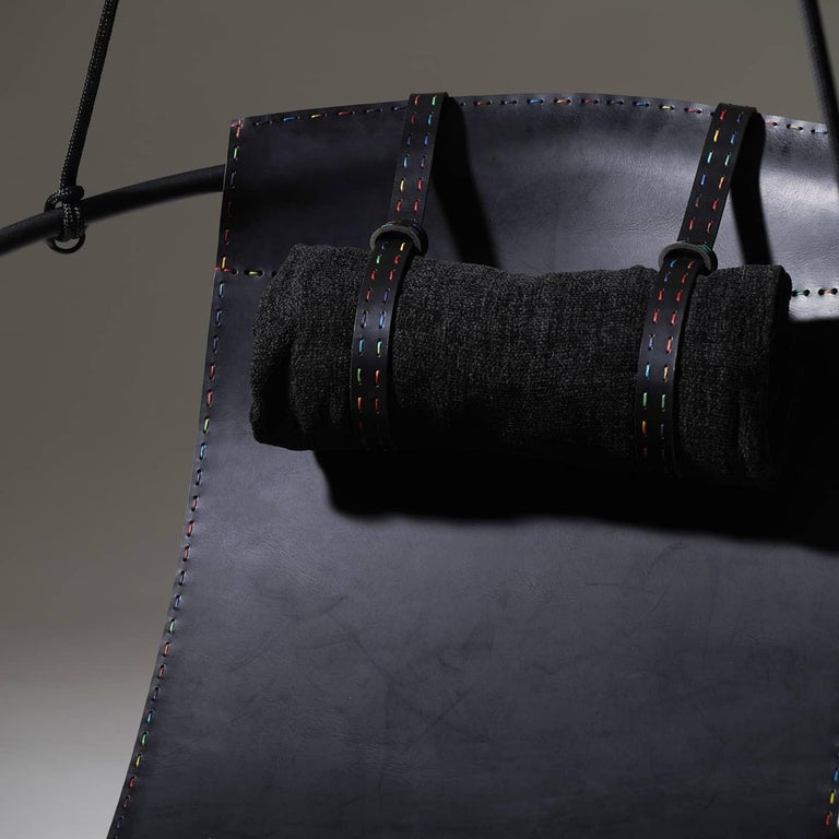 Pride Sling - Minimal Modern Sling Chair Handstitched by LGBTQ+ Craftsperson In New Condition For Sale In Johannesburg, ZA