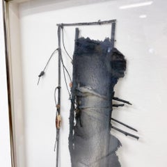 1990s Modern Minimalism Abstract Textile Wall Art firmato Sanders