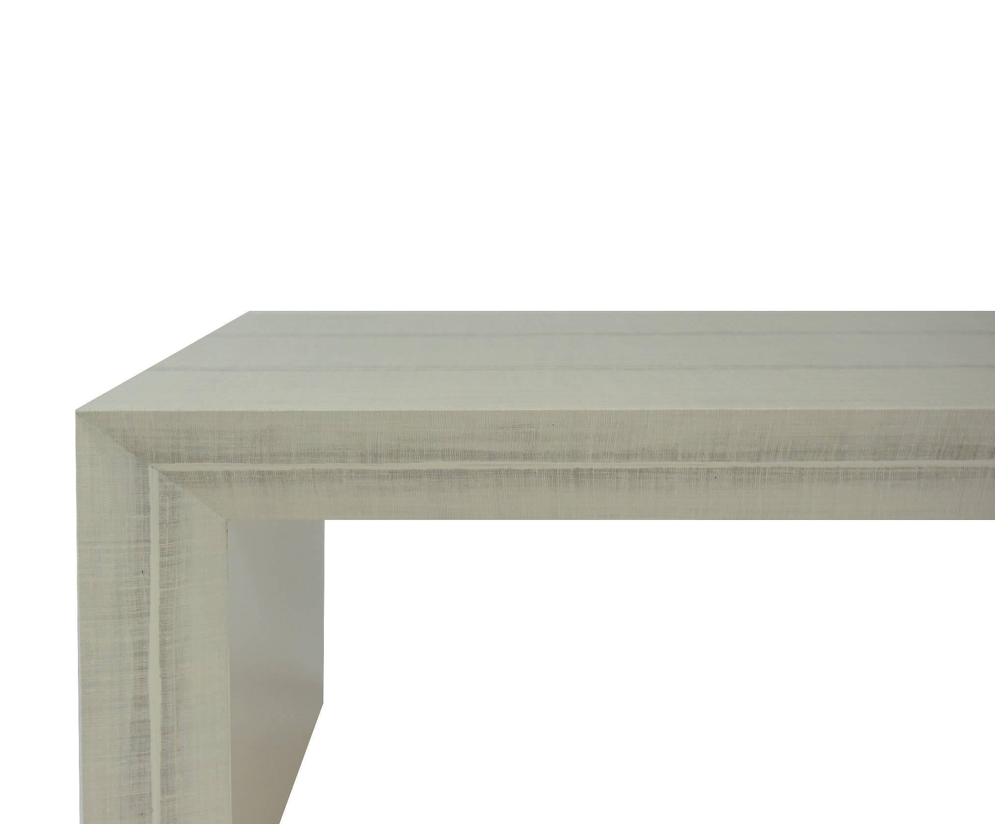 North American Modern Minimalist Beveled Coffee Table For Sale