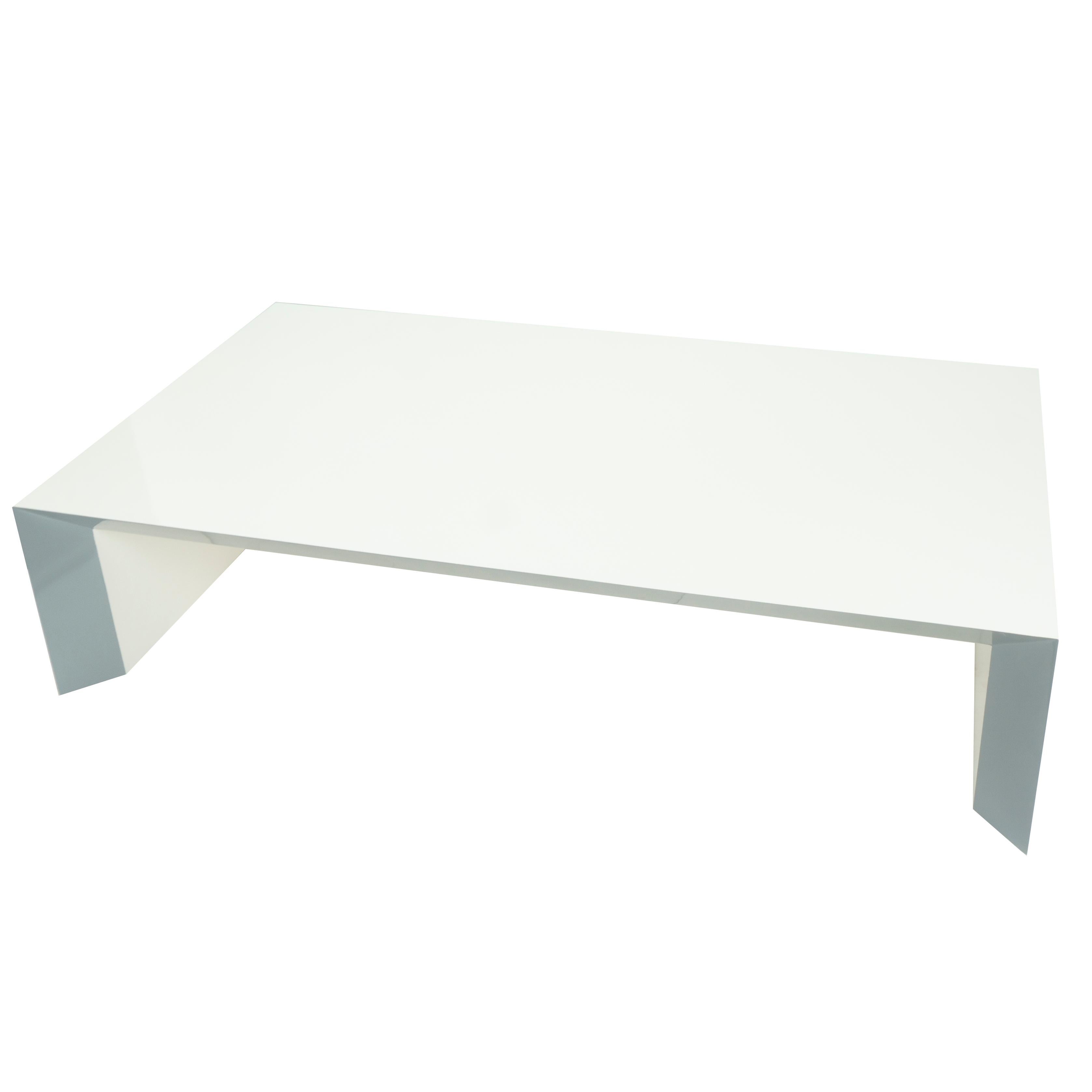 Contemporary Modern Minimalist Coffee Table For Sale