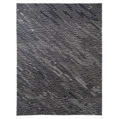 Tapis à tissage plat moderne et minimaliste de style mi-siècle Mirage