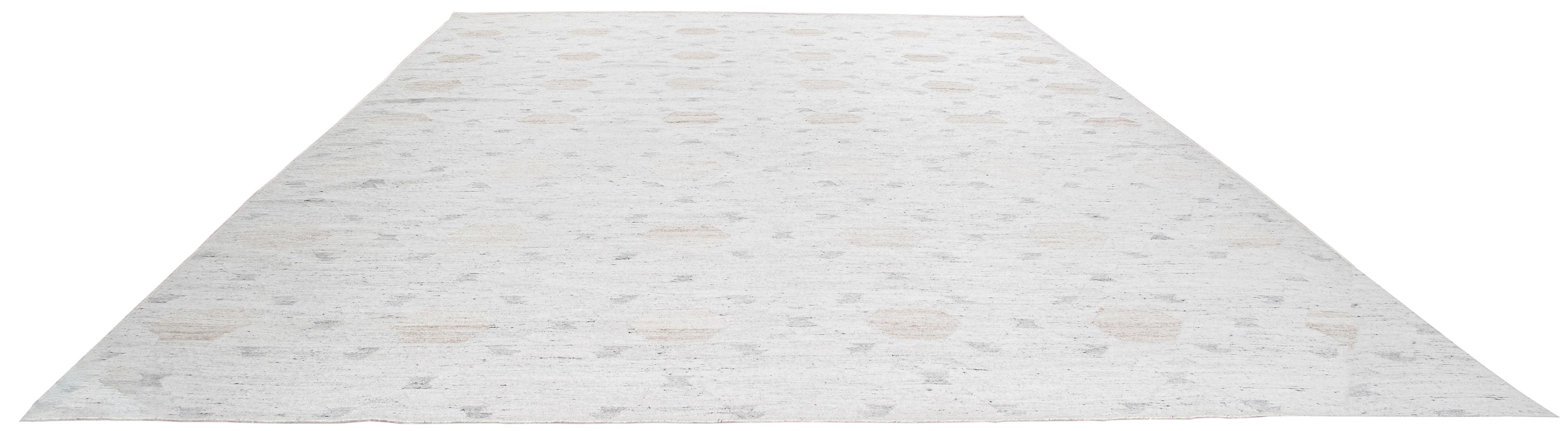 Moderner moderner minimalistischer Teppich im skandinavischen Stil (Skandinavische Moderne) im Angebot