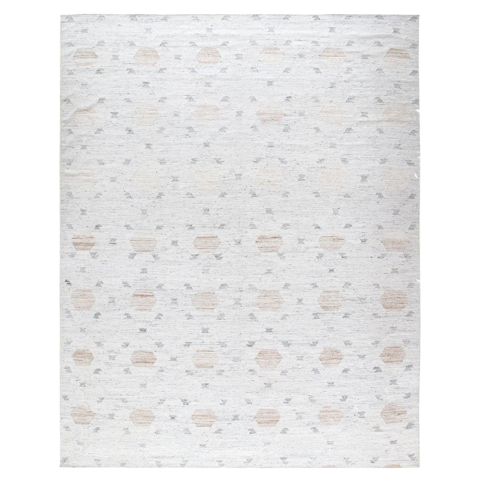 Moderner moderner minimalistischer Teppich im skandinavischen Stil im Angebot