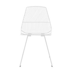 Modern Minimalist Side Chair, Ethel Chair in White by Bend Goods