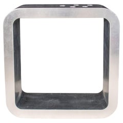 Modern Minimalist Silvered Composite Console Bar