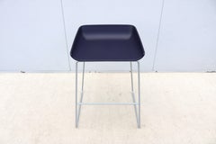 Modern Minimalist Steelcase Turnstone Scoop Bar Stool, 4 Available "New in Box"