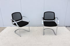 Modern Minimalist Topstar Open 30 Stacking Guest Chairs Made in Germany - a Pair