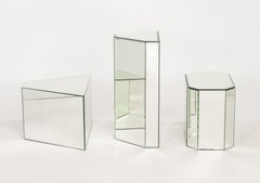 Tables sur pied modernes avec miroir, 3