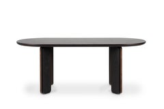 Modern Mismatch Dining Table, Oak, Walnut Root, Brass, Handmade by Greenapple