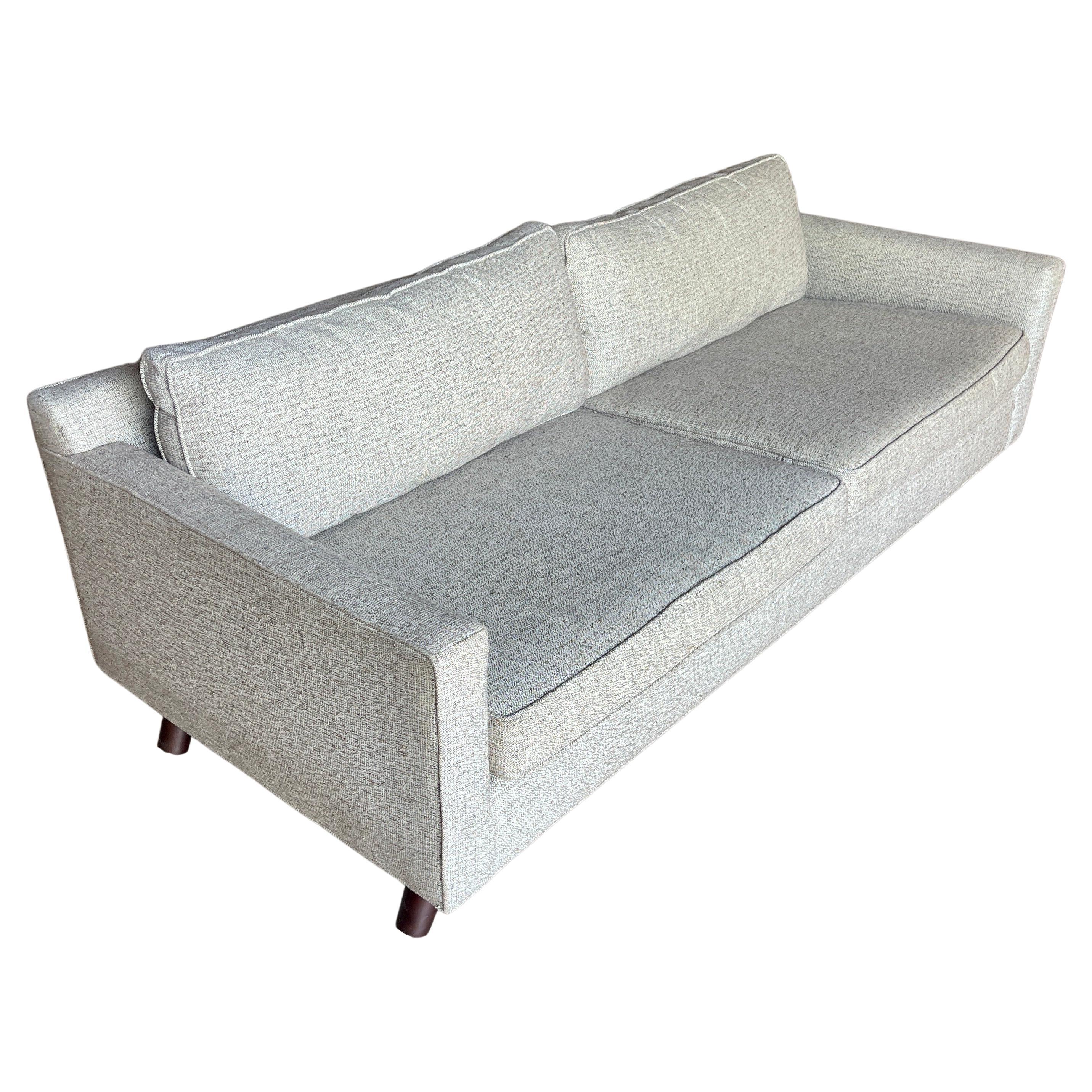 Mitchell Gold + Bob Williams Shelter Arm Sofa Modern Design

Sleek and sophisticated three person shelter arm sofa with two seat cushions and two back cushions in a very versatile and durable fabric. Mitchell Gold and Bob Williams are about