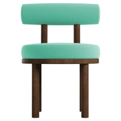 Moderner Moca-Stuhl aus hellblauer Boucle-Eiche von Sammler