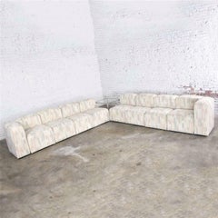 Modern Modular Back & Seating Sections Sofas Chairs Ottomans Benches, 26 Pieces