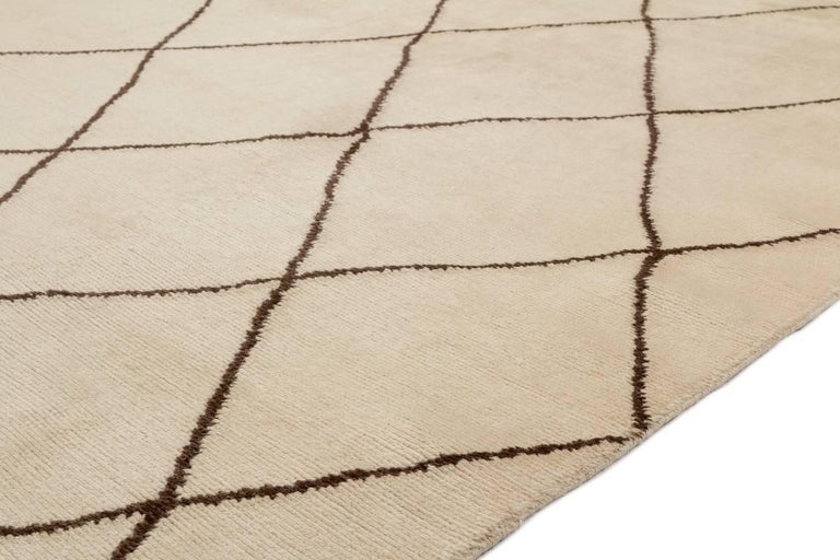 Modern Mohair Handwoven Area Rug By CARINI 6x9 For Sale at 1stDibs