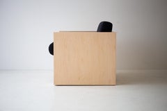 Bertu Lounge Chairs, Mondo Modern Lounge Chair, Maple, Black, Upholstered