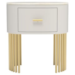 Mesilla de noche moderna Mons Onyx Perla Hecho a mano Portugal Greenapple