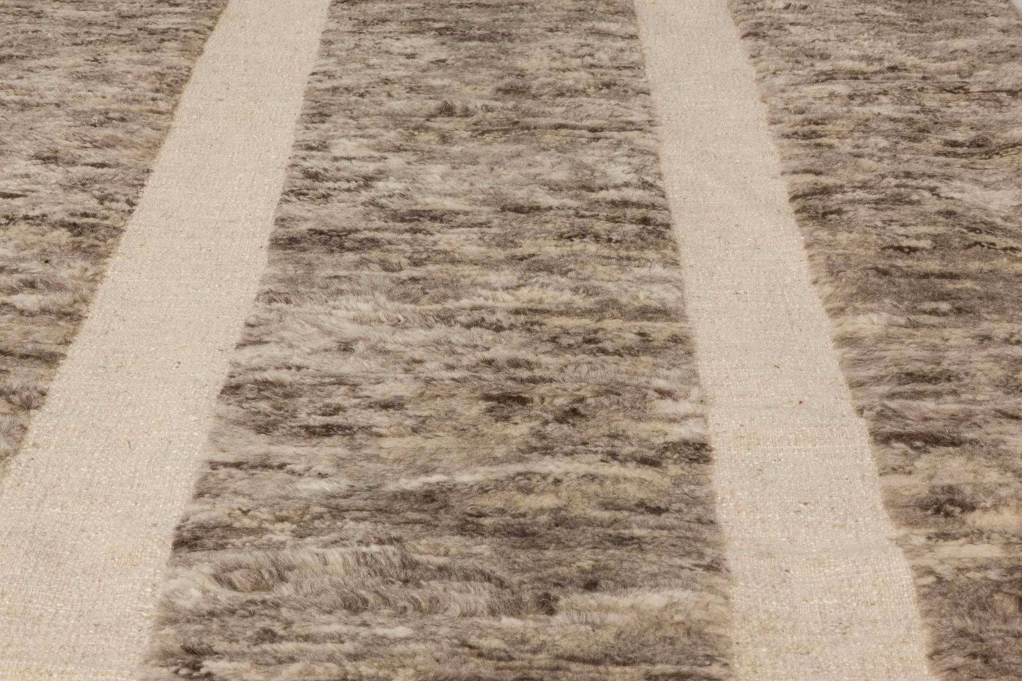 Hand-Knotted Modern Monumental Geometric Handmade Rug by Doris Leslie Blau For Sale