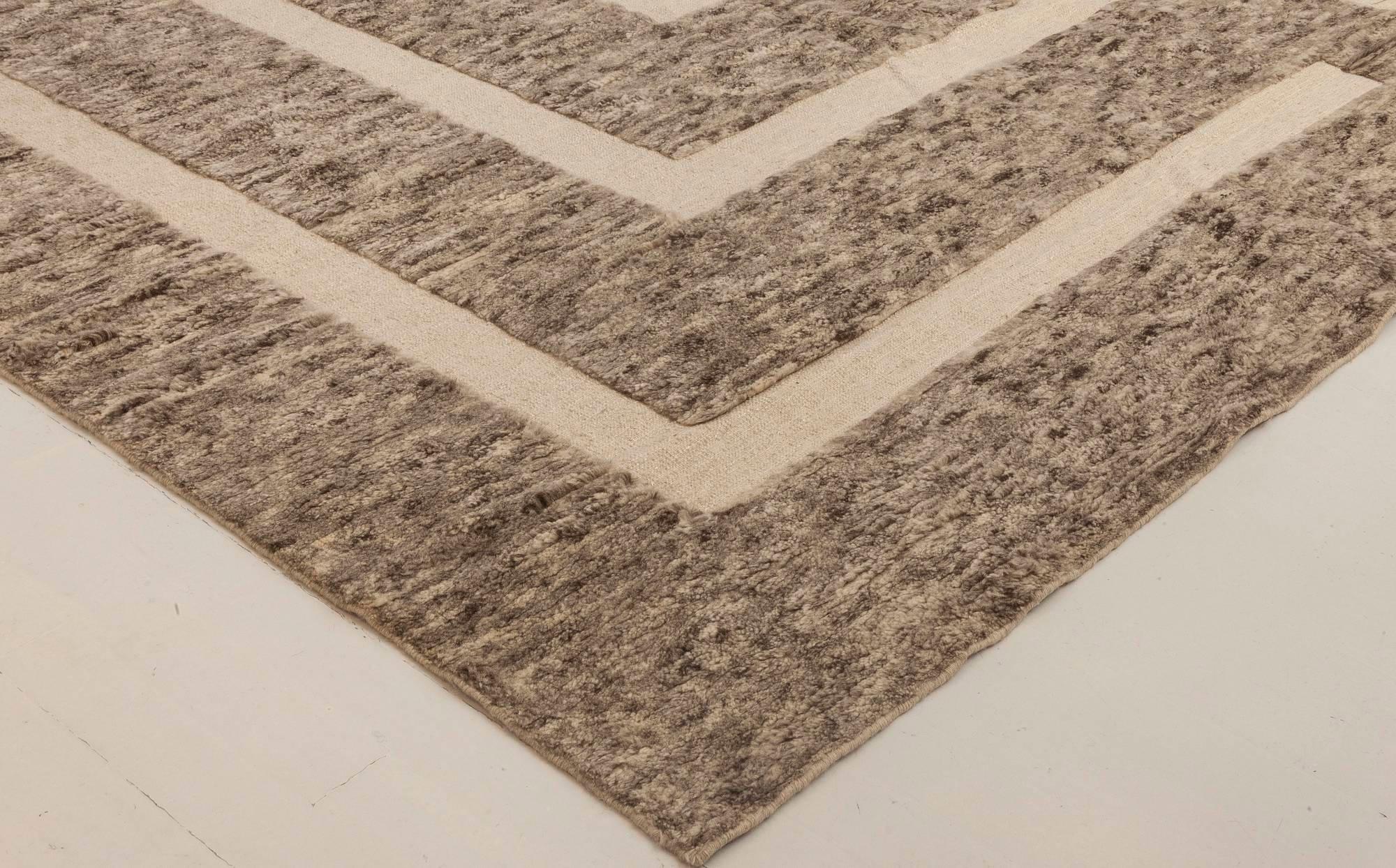 Contemporary Modern Monumental Geometric Handmade Rug by Doris Leslie Blau For Sale
