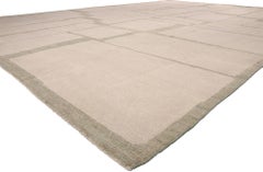 Modern Moroccan Biophilic Rug, Tranquil Japandi Meets Wabi-Sabi Enchantment