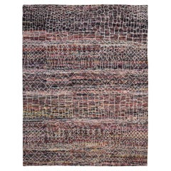 Modern Moroccan Colorful Wool Rug 10'2''x13'1''