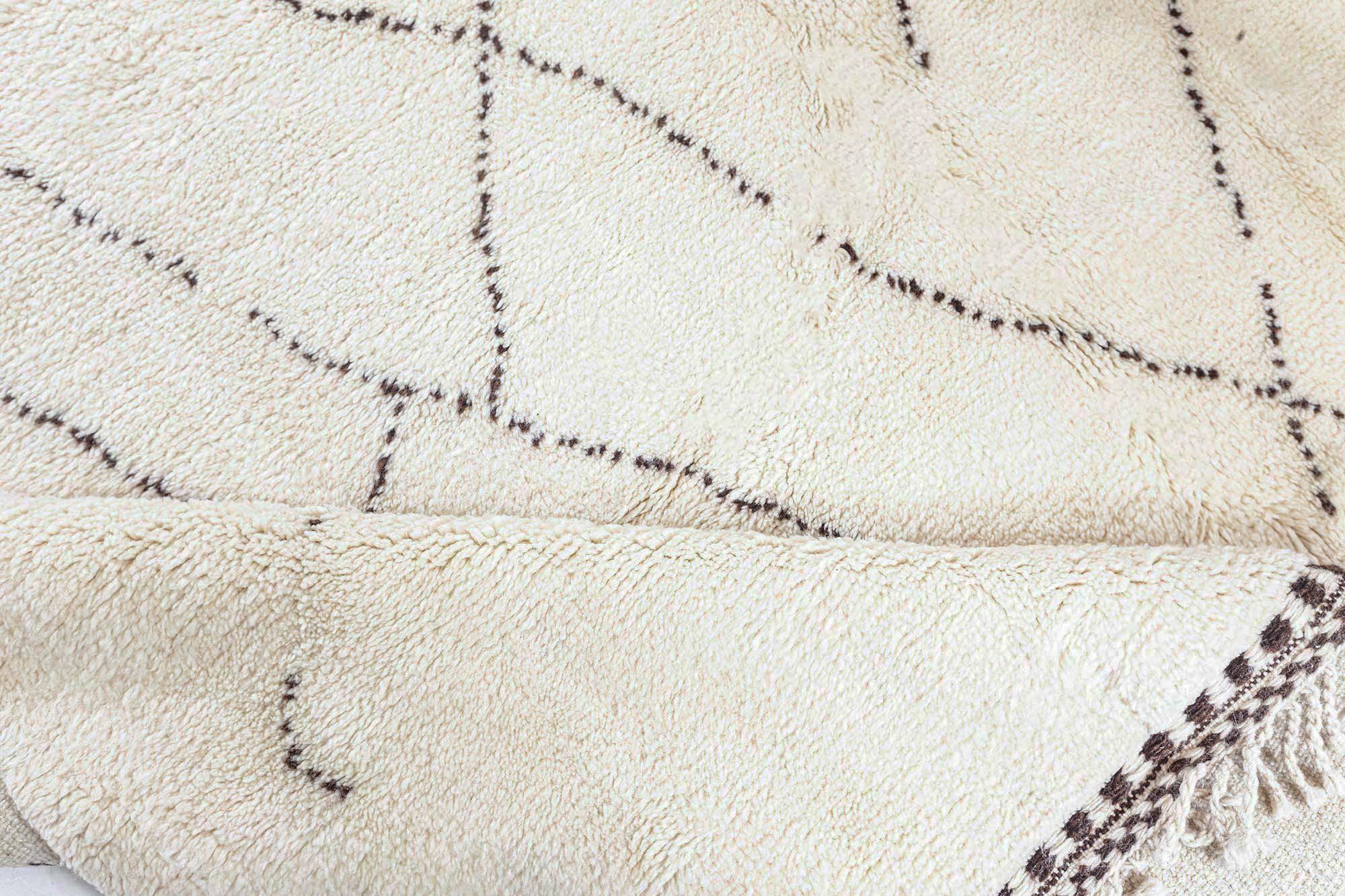 Modern Moroccan Diamond Hand-Knotted Wool Rug by Doris Leslie Blau In New Condition For Sale In New York, NY