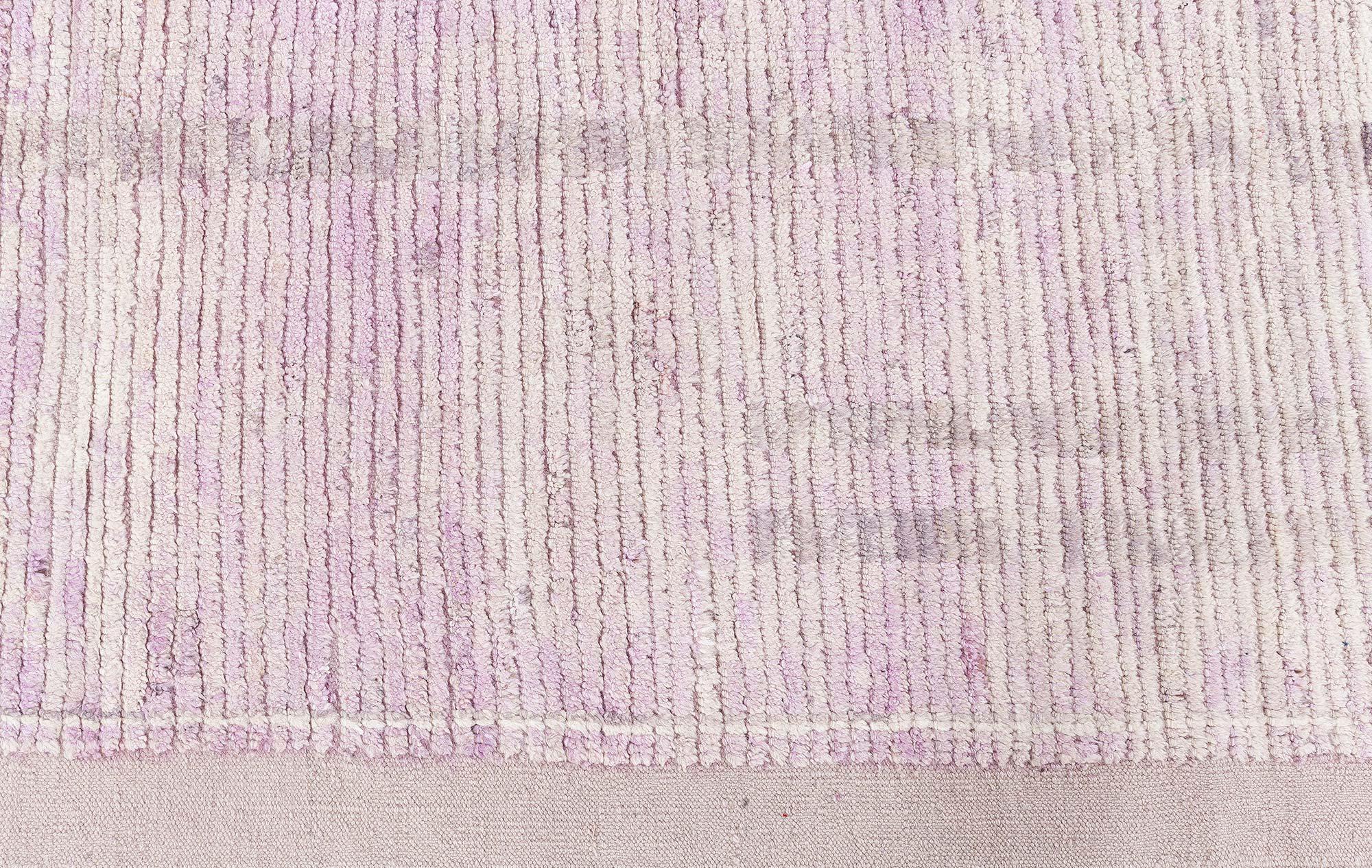 Modern Moroccan Hand-Knotted Runner by Doris Leslie Blau
Size: 4'6