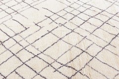 Alfombra marroquí moderna de lana anudada a mano de Doris Leslie Blau