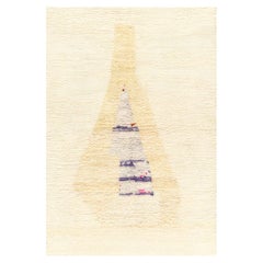 Modern Moroccan Hand-Knotted Wool Rug by Doris Leslie Blau