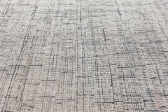 Modern Moroccan High-Low Wool Rug with Abstract Grid Design by Doris Leslie Blau