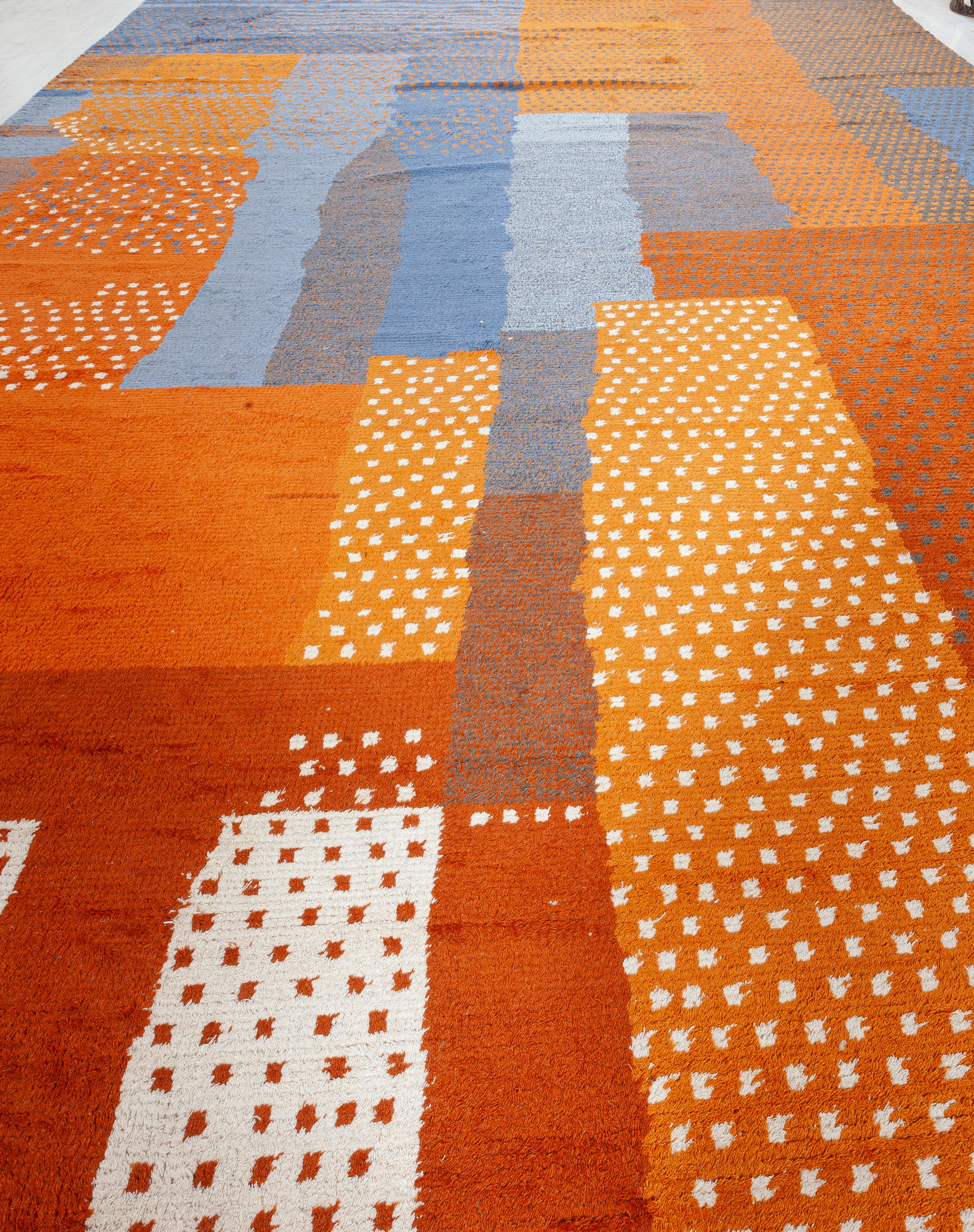 Alfombra moderna de inspiración marroquí de Doris Leslie Blau
Tamaño: 431 × 782 cm (14'2