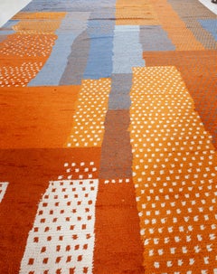 Tappeto moderno di ispirazione marocchina di Doris Leslie Blau