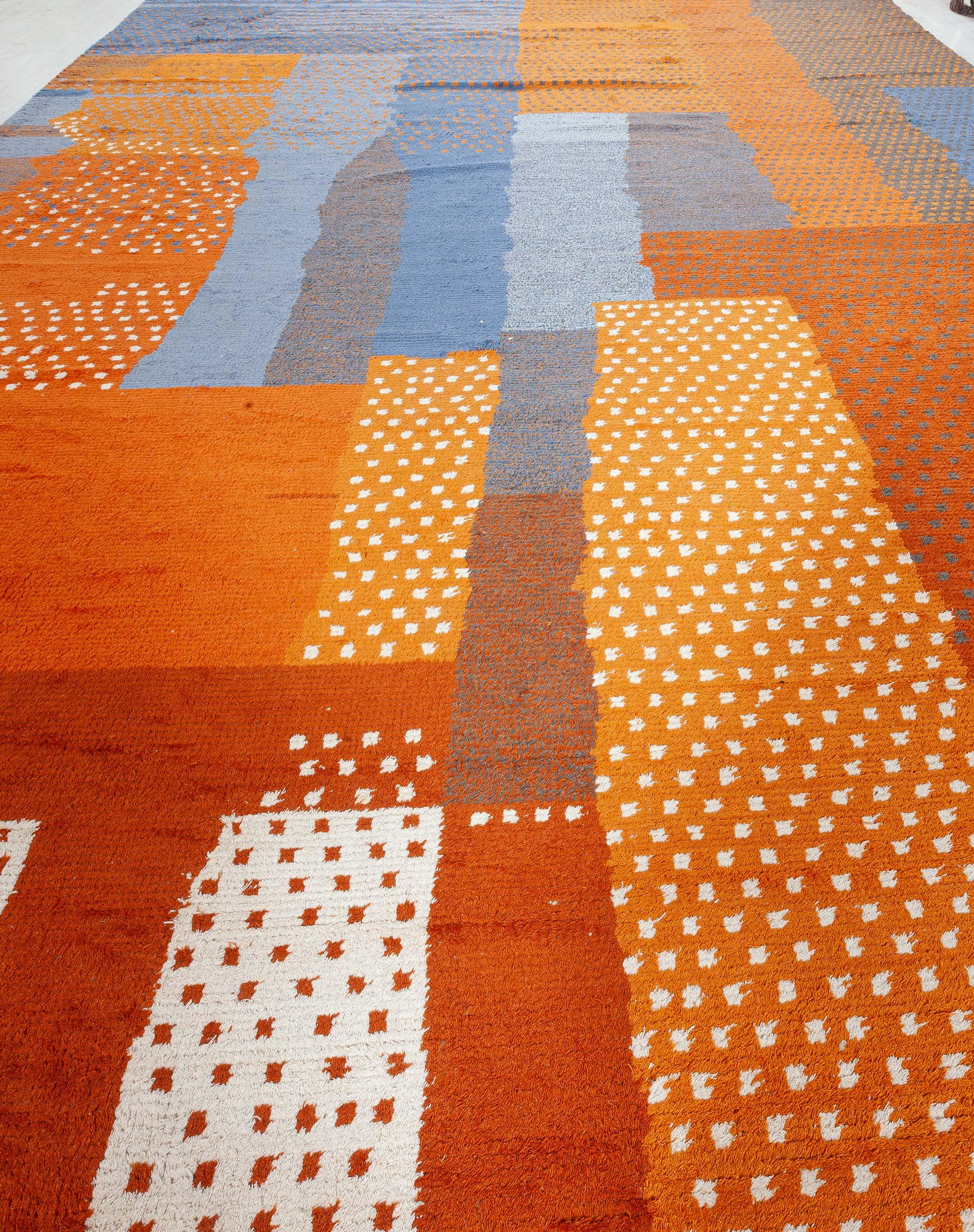 Art Deco Modern Moroccan Inspired Rug by Doris Leslie Blau For Sale
