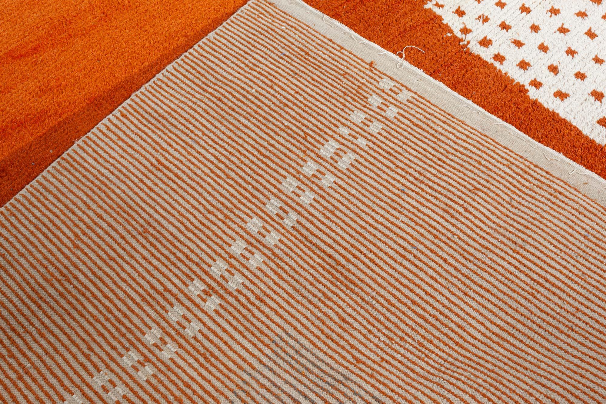 Wool Modern Moroccan Inspired Rug by Doris Leslie Blau For Sale