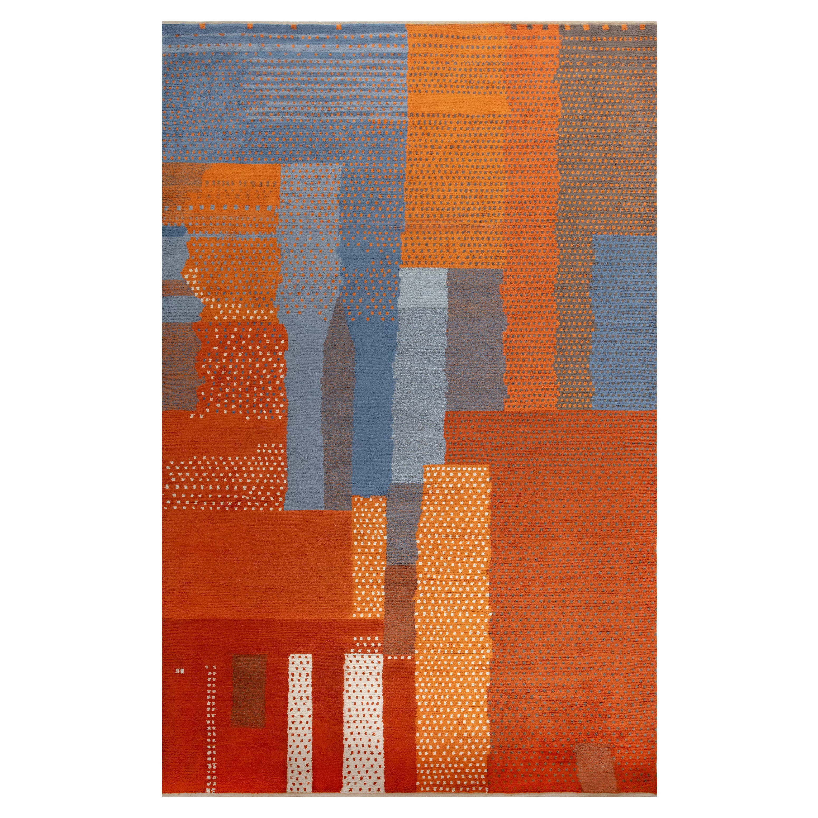 Alfombra moderna de inspiración marroquí de Doris Leslie Blau en venta