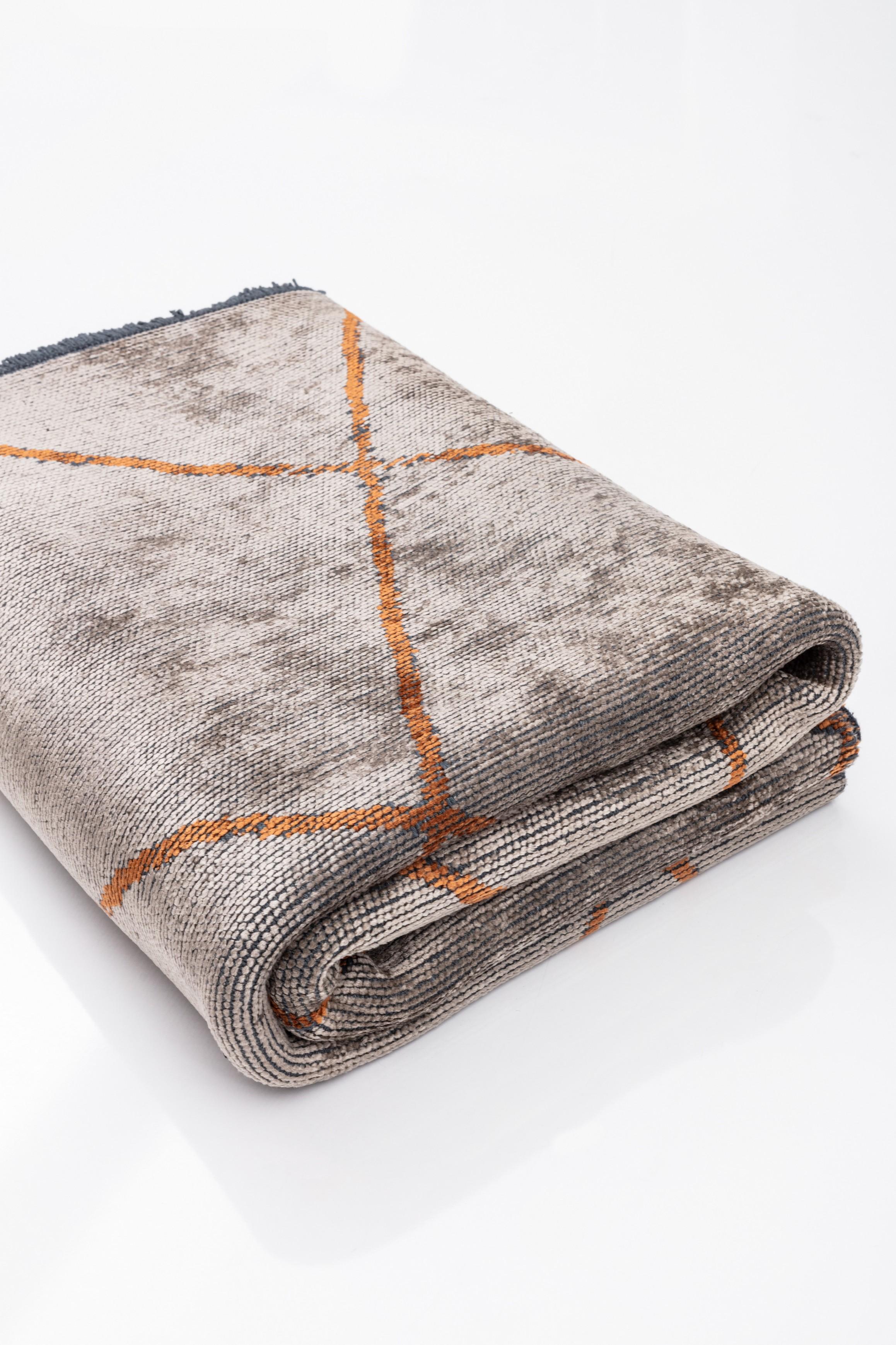 En vente :  (Beige) Tapis de sol moderne marocain de luxe 4