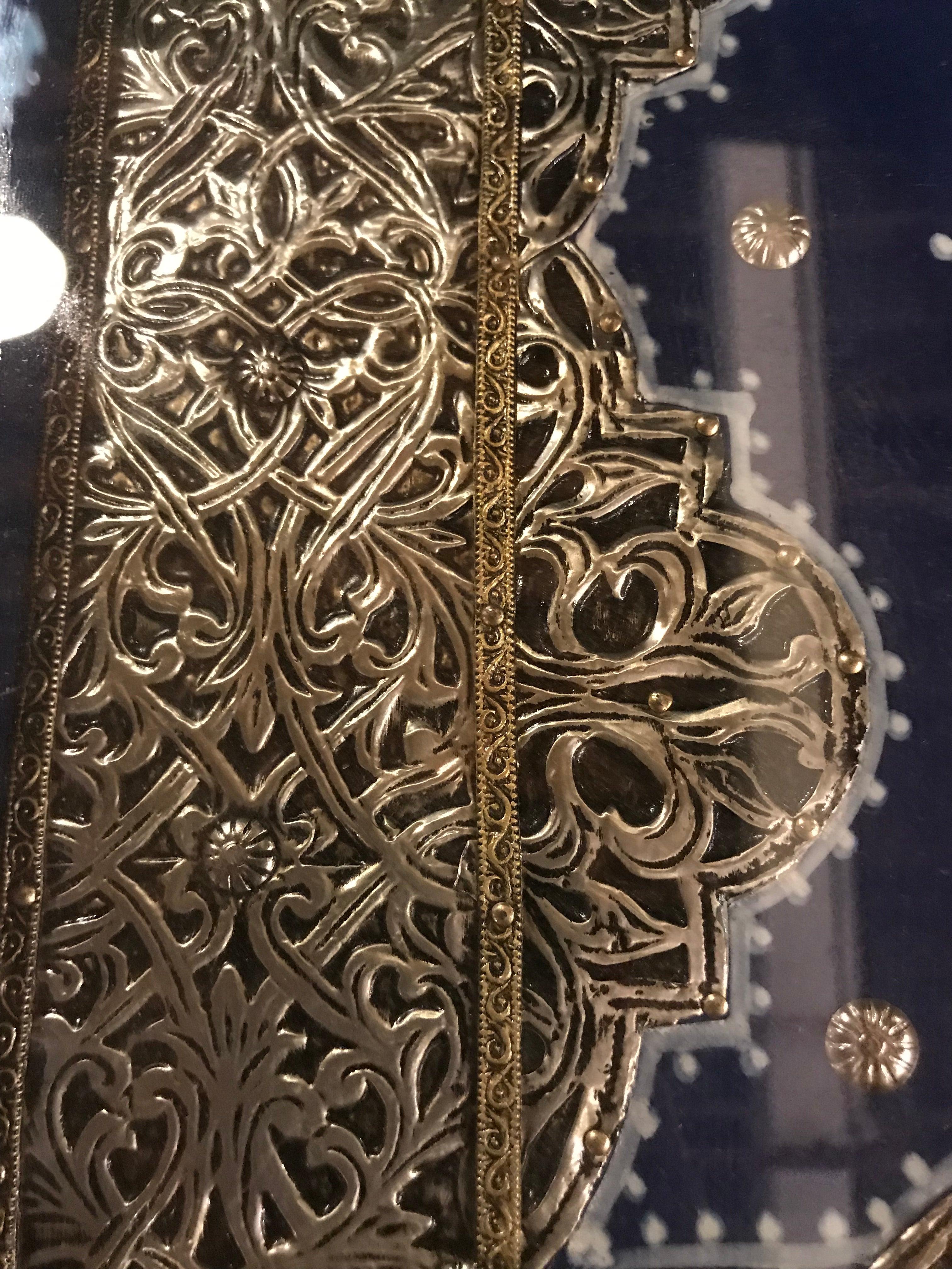 Modern Moroccan Rectangular Side Table, a Pair 4