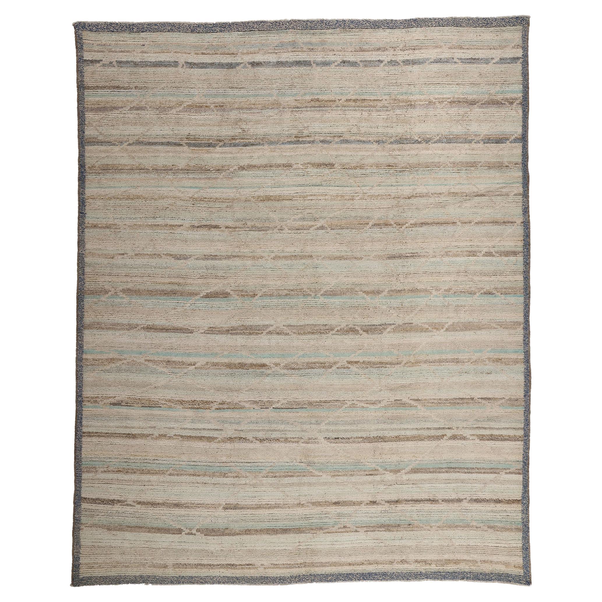 Modern Moroccan Rug, Boho Chic Meets Contemporary Elegance For Sale
