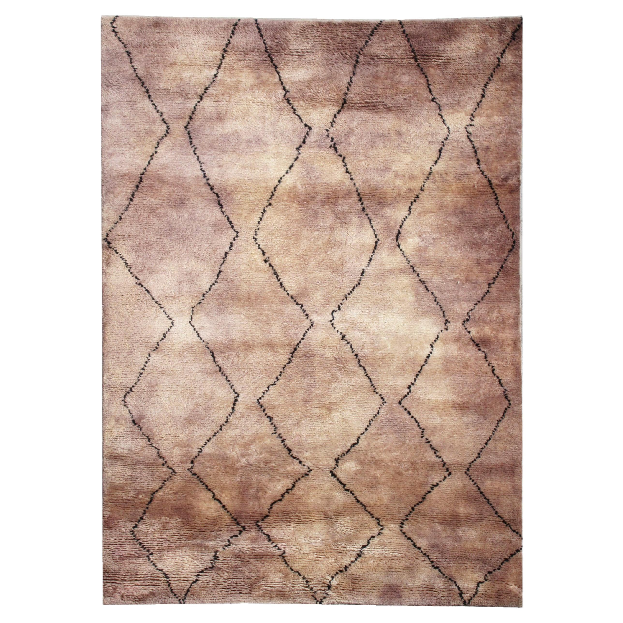 Modern Moroccan Rug For Sale at 1stDibs