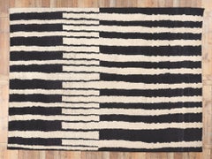Modern Moroccan Rug Inspired by Josef Albers with Holistic Bauhaus Design