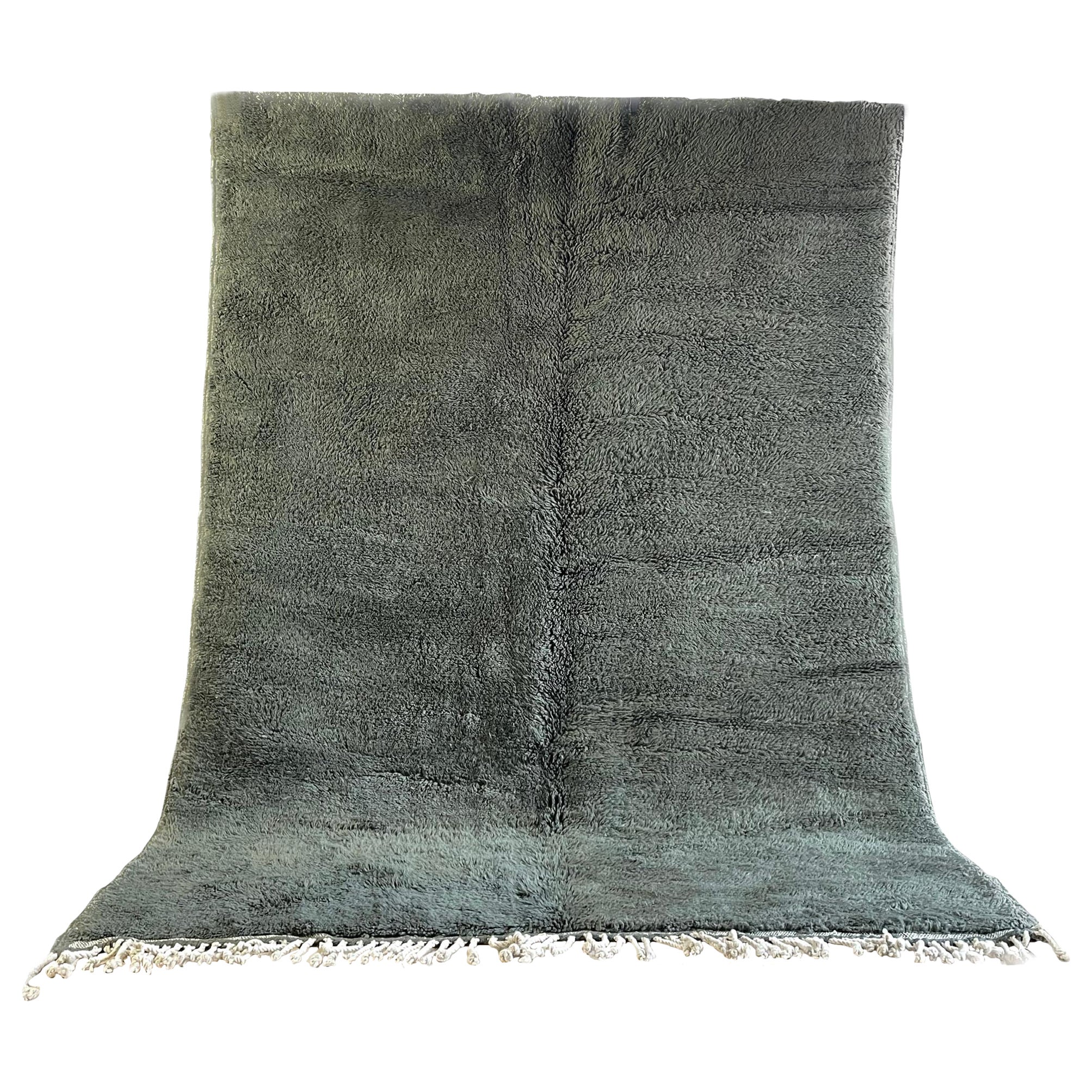 Modern Moroccan Rug Natural Wool by French Designer SD For Sale