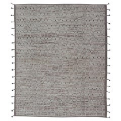 Tappeto marocchino moderno con Design/One in toni tenui di Keivan Woven Arts