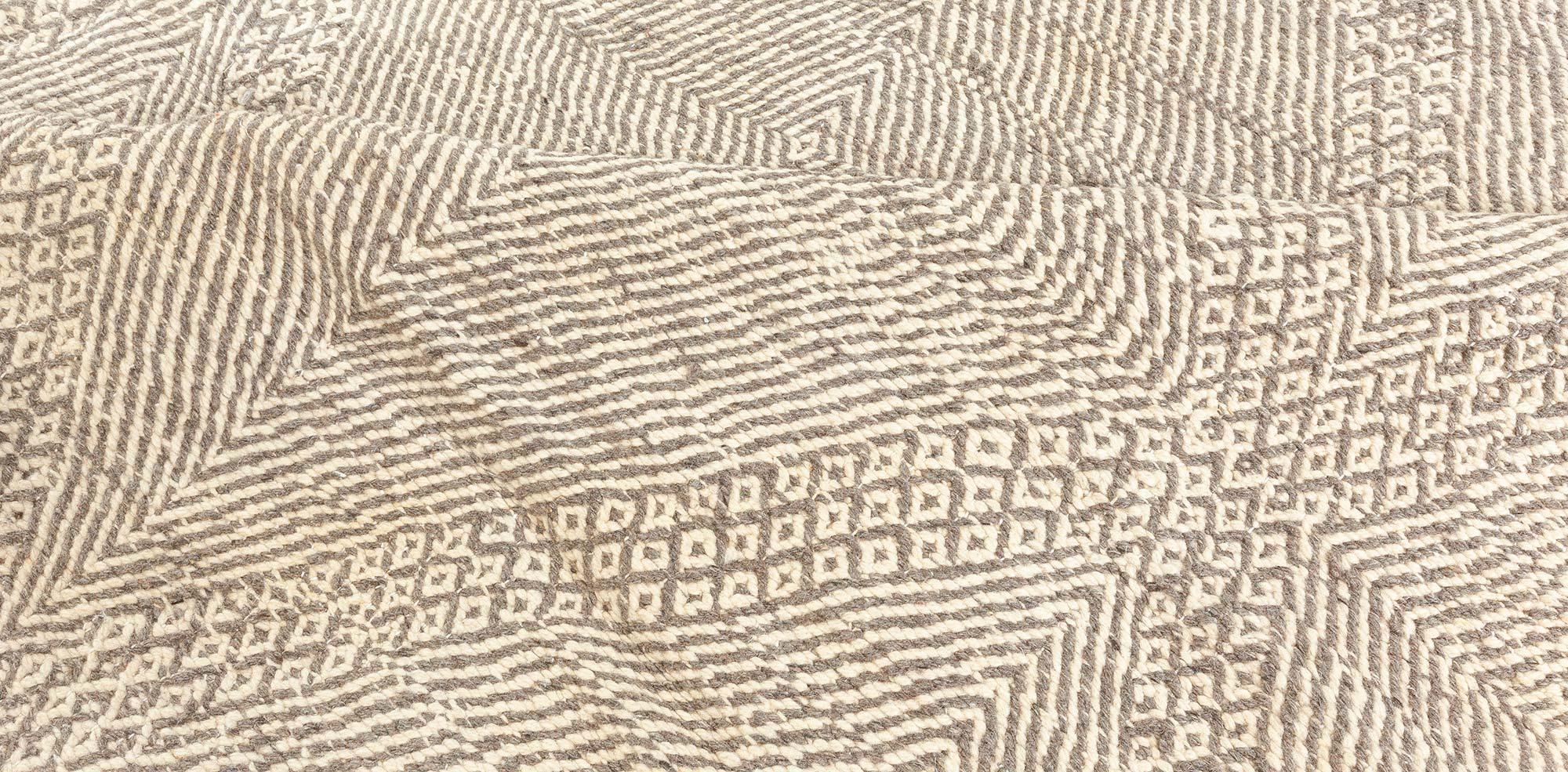 Moderno Tappeto in lana a trama piatta in stile marocchino moderno di Doris Leslie Blau in vendita