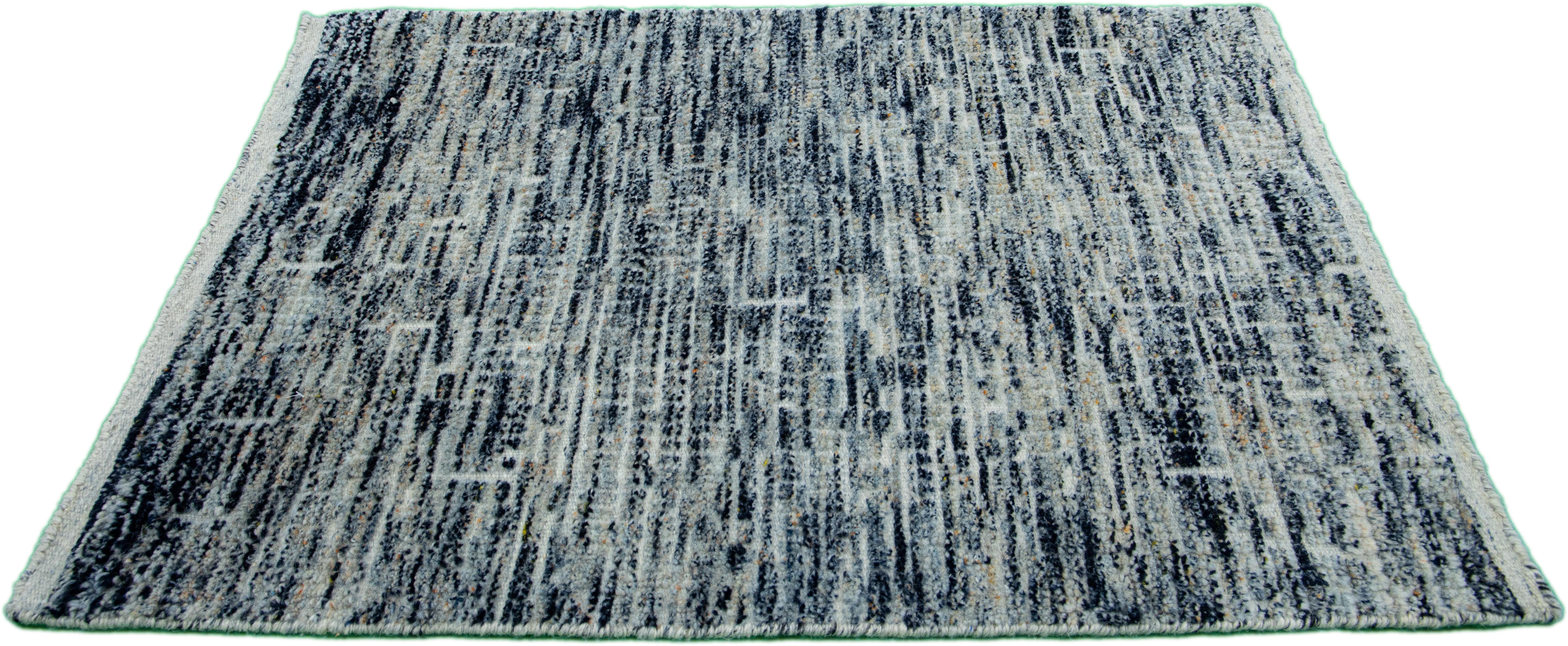 Apadana's Modern Moroccan Style wool custom rug. Custom sizes and colors made-to-order. 

Material: Wool 
Techniques: Hand-knotted
Style: Moroccan 
Lead time: Approx. 15-16 wks available 
Colors: As shown, other custom colors are available.