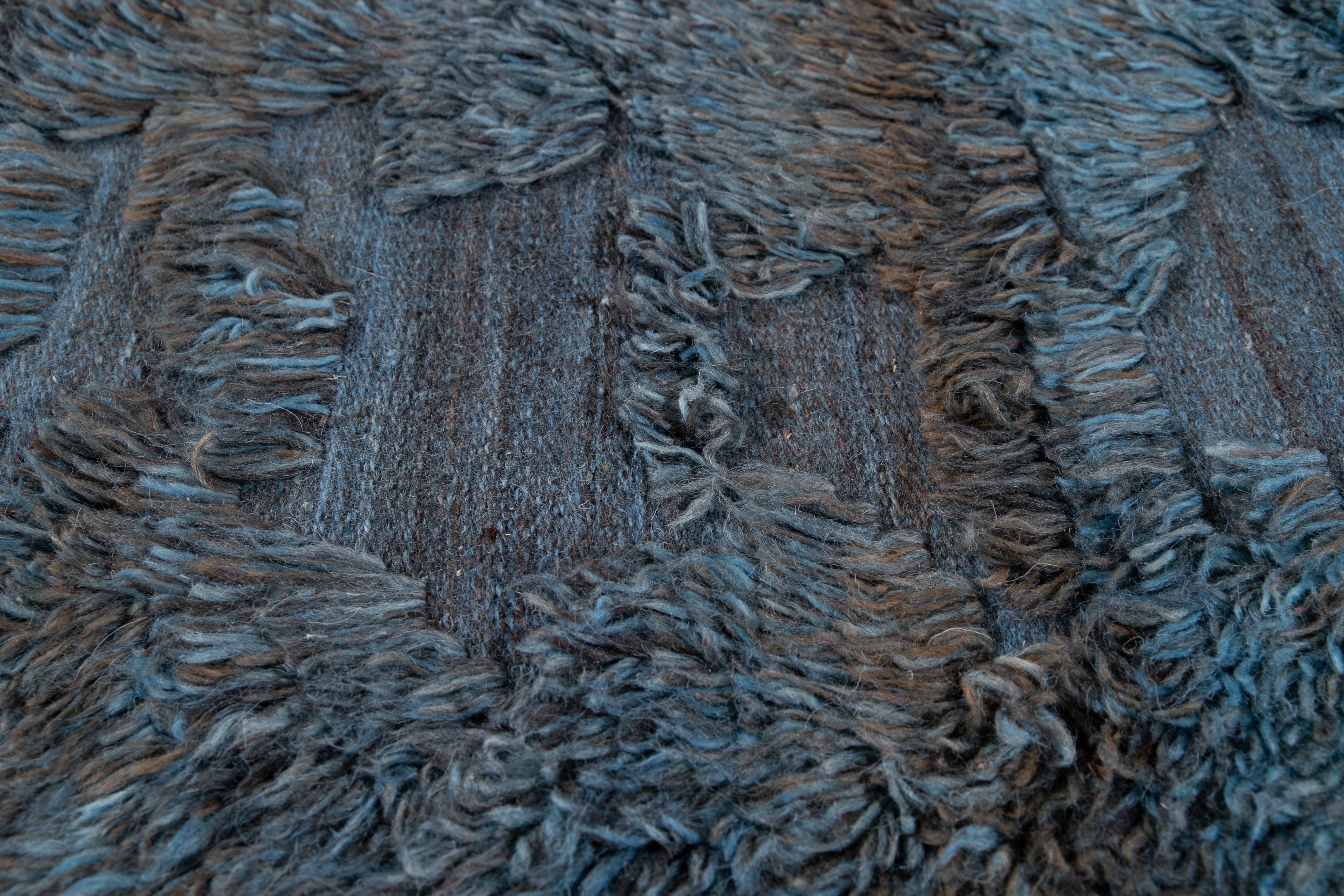 Apadana's Modern Moroccan style wool custom rug. Custom sizes and colors made-to-order. 

Material: Wool 
Techniques: Hand-Knotted
Style: Berber Moroccan
Lead time: Approx. 15-16 wks available 
Colors: As shown, other custom colors are