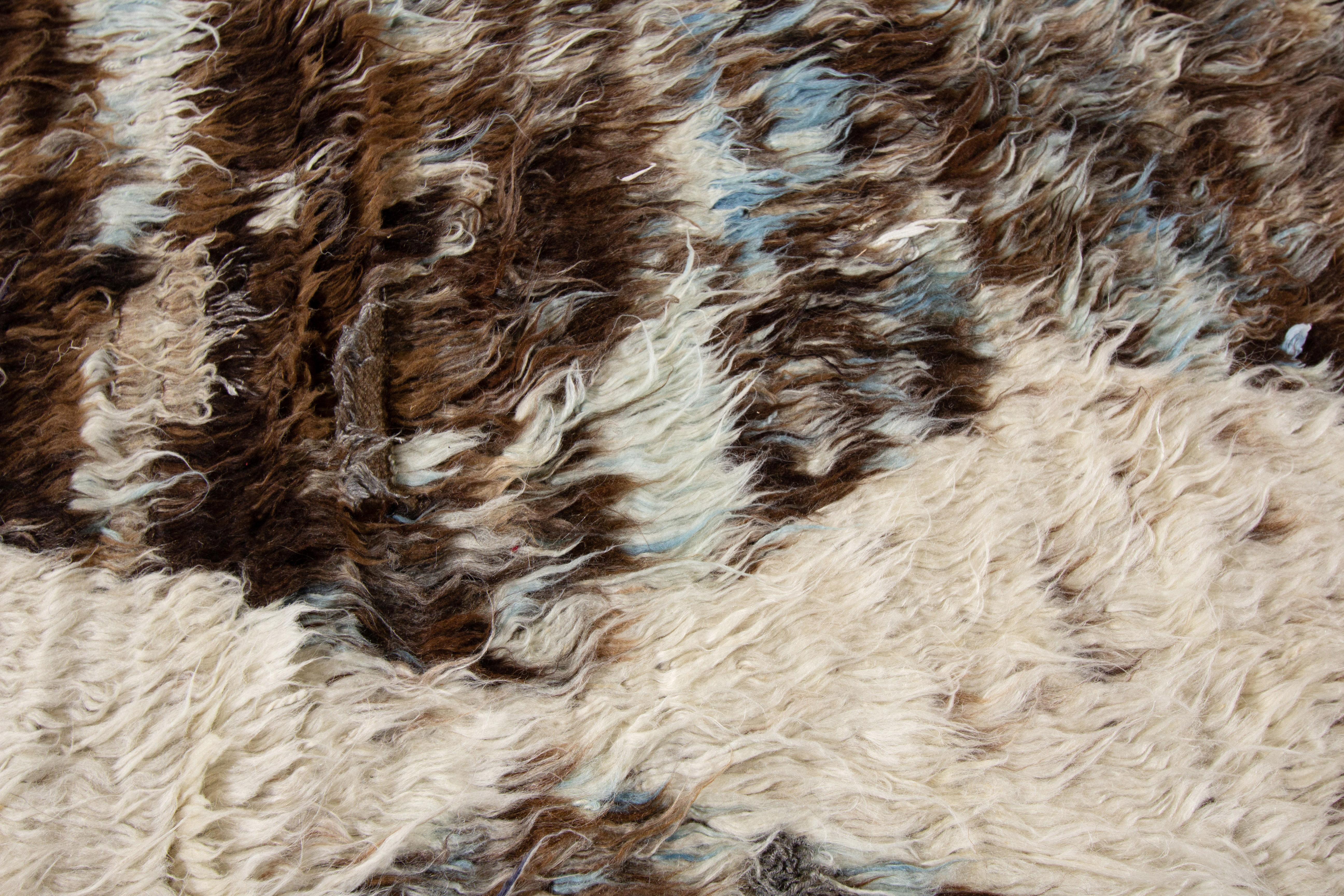Hand-Knotted Modern Moroccan-Style Rug For Sale