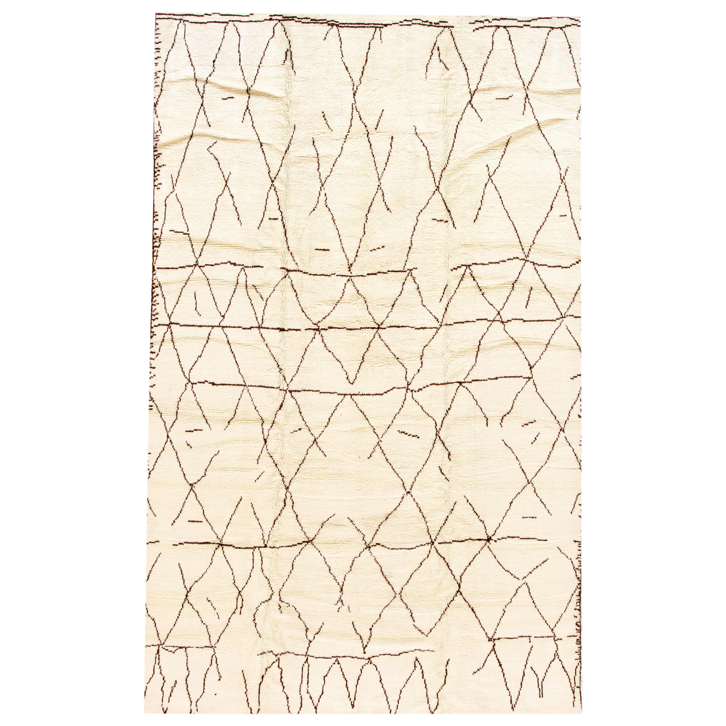 Modern Moroccan Style Rug For Sale